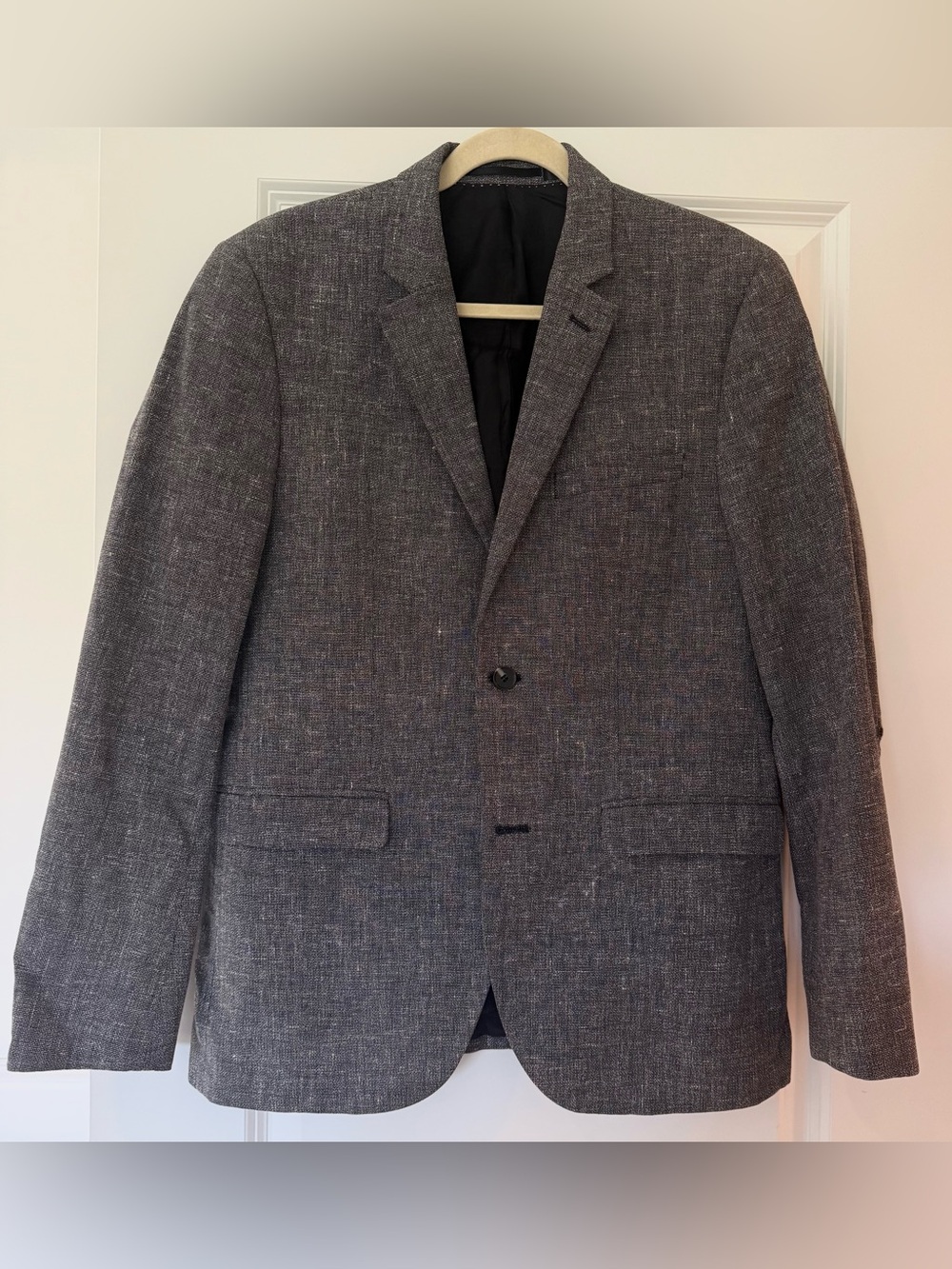 H&M Gray Slim Fit Textured Men’s Sport Coat US 40R